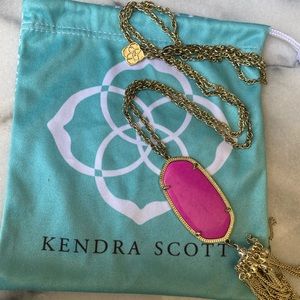 Kendra Scott  Hot Pink Rayne necklace
